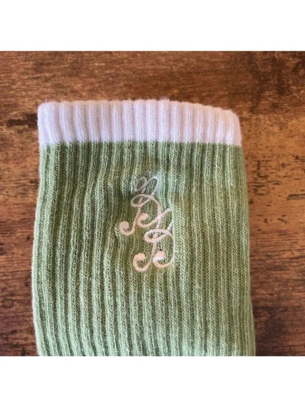 Bogey Boys by Macklemore Mens Essential Crew Socks Sz 9-12 Green White Golf